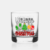 Kerstmis welkom-23758 whisky glas (Achterkant)