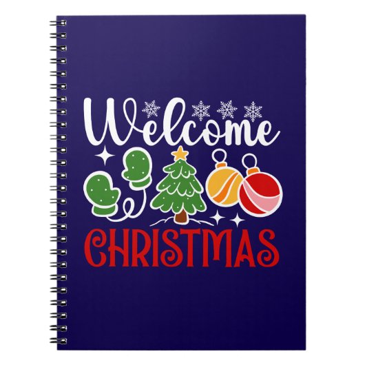 Kerstmis Welkom-63758 Notitieboek (Voorkant)
