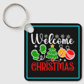 Kerstmis Welkom-63758 Sleutelhanger (Voorkant)