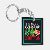 Kerstmis Welkom-63758 Sleutelhanger (Voorkant Links)