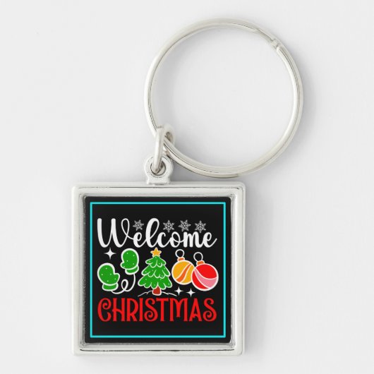 Kerstmis Welkom-63758 Sleutelhanger (Voorkant)