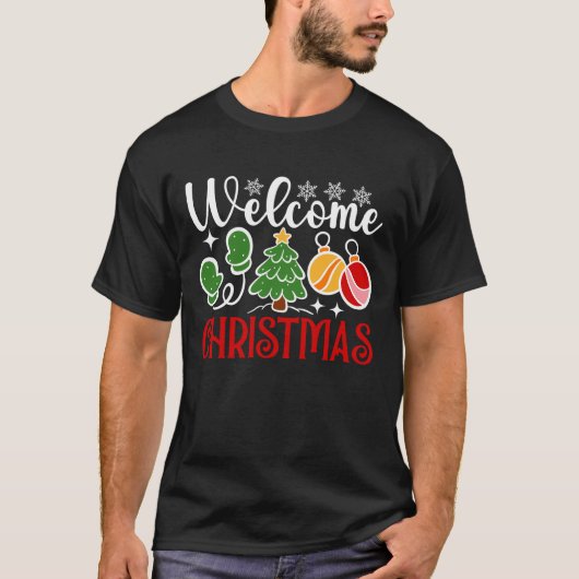 Kerstmis Welkom-63758 T-shirt (Voorkant)