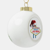 Kerstmis Welkom bij Las Vegas-teken Keramische Bal Ornament (Links)