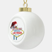 Kerstmis Welkom bij Las Vegas-teken Keramische Bal Ornament (Rechts)