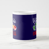 Kerstmis welkom grote koffiekop (Voorkant)