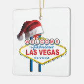 Kerstmis Welkom in Las Vegas Sign Keramisch Ornament (Links)