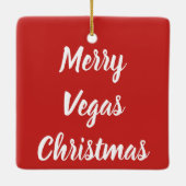 Kerstmis Welkom in Las Vegas Sign Keramisch Ornament (Achterkant)