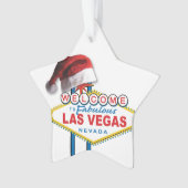 Kerstmis Welkom in Las Vegas Sign Ornament (voorkant)