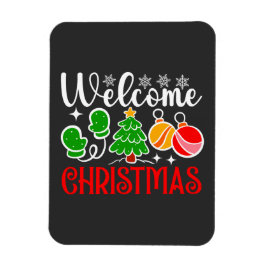 Kerstmis welkom magneet