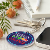 Kerstmis welkom sleutelhanger (Voorkant Rechts)