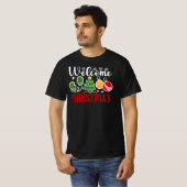 Kerstmis welkom t-shirt (Voorkant volledig)
