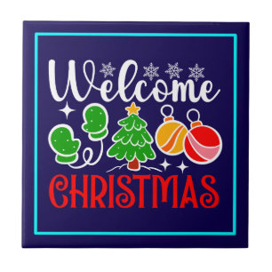 Kerstmis welkom tegeltje