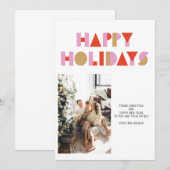 KERSTMIS WENSKAART, INSTANT DOWNLOAD KAART (Voorkant / Achterkant)