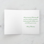 Kerstmis-Wenskaarten Feestdagen Kaart (Binnen)