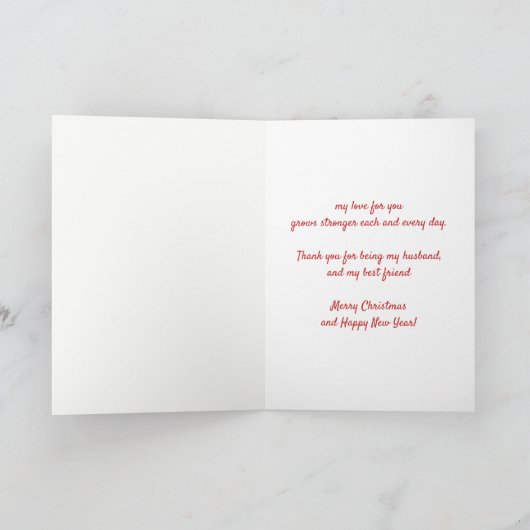 Kerstmis wenst de Rode HoofdVriend van de Feestdagen Kaart (Binnen)