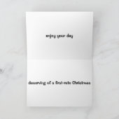 **KERSTMIS** WENST EEN **TIJDLOZE KLASSIEKER TE WO KAART (Binnen)