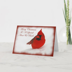 Kerstmis wenst HoofdTante & Oom Feestdagen Kaart