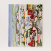 Kerstmis wenst juichen vrede gezondheid vreugde legpuzzel (Verticaal)