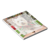 Kerstmis - West Highland Terrier - Abby Notitieblok (Schuin)