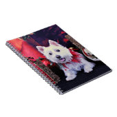 Kerstmis - West Highland Terrier - Madison Notitieboek (Rechterzijde)