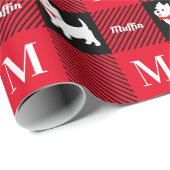 Kerstmis West Highland Terrier Scottish Pset Cadeaupapier (Rol Hoek)