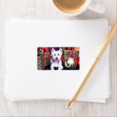 Kerstmis - Westie - Bella Etiket (Insitu)