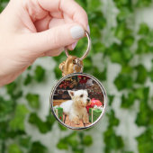 Kerstmis - Westie - Callie Sleutelhanger (Hand)