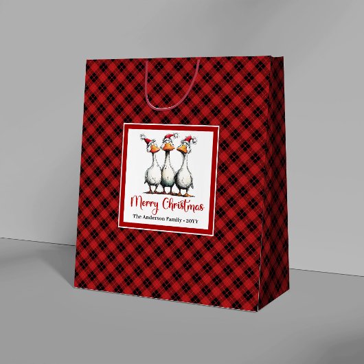 Kerstmis Whimsical Dwaze Ganzen Grappige Cadeautas