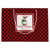 Kerstmis Whimsical Gans Cartoon Grappige Cadeautas (Voorkant)
