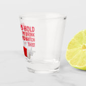 Kerstmis, whisky, mijn Drink vasthouden en dit bek Shot Glas (Rechts)