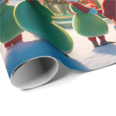 Kerstmis Whoville-geïnspireerd Cadeaupapier (Rol Hoek)
