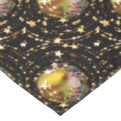 Kerstmis Wieg Nativiteit Scene Baubles Star Patroo Tafelkleed (Gekanteld)