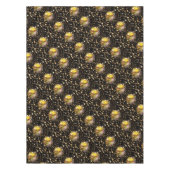 Kerstmis Wieg Nativiteit Scene Baubles Star Patroo Tafelkleed (Voorkant)