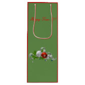 Kerstmis Wijn Cadeautas (Voorkant)