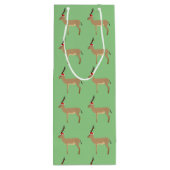 Kerstmis Wijn Cadeautas (Achterkant)