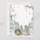 Kerstmis Wild One Party Animal Invitation (Achterkant)