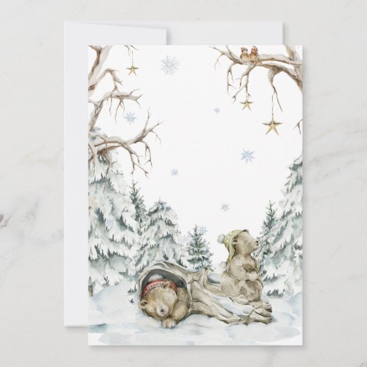 Kerstmis Wild One Party Animal Invitation (Achterkant)