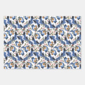 Kerstmis William Morris Geïnspireerd Vakantie Inpakpapier Vel (Voorkant)