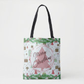 Kerstmis Winkel Tas (Voorkant)