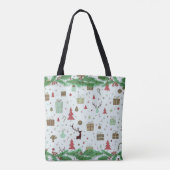 Kerstmis Winkel Tas (Achterkant)