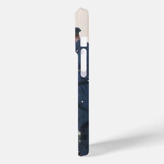 Kerstmis, winkelende Cadeaus politieman Case-Mate iPhone Case (Achterkant / Links)