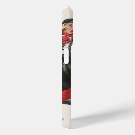 Kerstmis, winkelende Cadeaus politieman Case-Mate iPhone Case (Achterkant / Rechts)