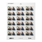 Kerstmis, winkelende Cadeaus politieman Etiket (Full Sheet)