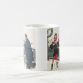 Kerstmis, winkelende Cadeaus politieman Koffiemok (Center)