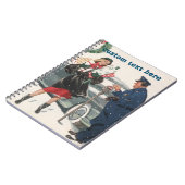 Kerstmis, winkelende Cadeaus politieman Notitieboek (Linkerzijde)