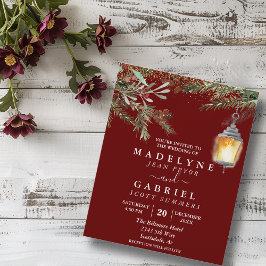Kerstmis Winter Elegante Pijnboom Druppel Zwarte T Flyer
