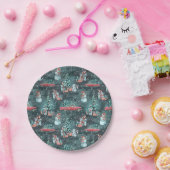 Kerstmis Winter Gezellig Papieren Bordje (Feest)