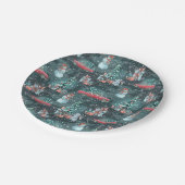 Kerstmis Winter Gezellig Papieren Bordje (Gekanteld)