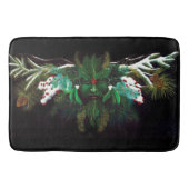 Kerstmis Winter Groene Man Badmat (Voorkant)