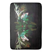 Kerstmis Winter Groene Man Badmat (Voorkant Verticaal)